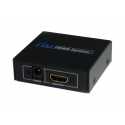 DUPLICADOR HDMI 1X2 HDMI SPLITTER BOX 1 INPUT 2 OUTPUT 1080P 3D (102)