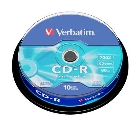 Verbatim Datalife CD-R 52x Bobina 10 Unds