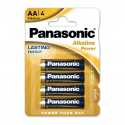 Panasonic AA (LR06) pilas alcalinas last energy pack de 4