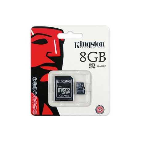 PHILIPS microSD 8GB, class 4, con adaptador