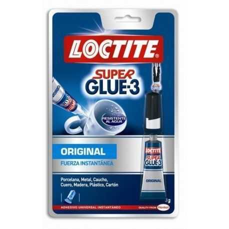 Adhesivo instantáneo universal Super Glue-3 HENKEL 3 gr